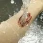 Halloween Temporäre Tattoos, Zombie Make-up, Wund-Aufkleber mit Blut für Kinder Damen Herren Halloween Party Kostüm Verkleidung