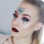 COKOHAPPY 6 Sets Rhinestone Mermaid Face Jewels Tattoo - BODY STICKERS Crystal Tears Gem Stones Bindi Temporary Stickers (Collection 1)