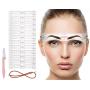Eyebrow Stencil, 12PCS Eyebrow Shaper Kit, Reusable Eyebrow Template With Strap, 3 Minutes Makeup Tools For Eyebrows