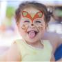 Fanoshon Animal Temporary Face Tattoo Sticker Set for Kids Adults, Water Transfer Butterfly Panda Deer Giraffe Fairy Floral Festival Body Paint Makeup Decoration Stickers for Halloween