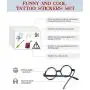 Magical Wizard Birthday Party Supplies Decorations, Harry Style Wizard School Glasses Birthday Banner, Balloons, Tattoos Stickers, Cupcake Toppers, Halloween Spooky Theme Decor Stuff for Girls 100pcs