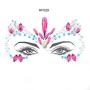 6 Set Face Gems, Rhinestone Mermaid Face Jewels Stickers Face Glitter Eyes Face Body Temporary Tattoos, Crystal Tears Face Stickers Decorations Fit for Masquerade Festival Party Show