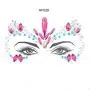 6 Set Face Gems, Rhinestone Mermaid Face Jewels Stickers Face Glitter Eyes Face Body Temporary Tattoos, Crystal Tears Face Stickers Decorations Fit for Masquerade Festival Party Show