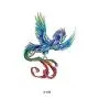 WYUEN 12 Stück Kolibri Temporäre Tattoos für Damen Herren Mode Körperkunst Erwachsene Wasserdicht Hand Falschen Tattoo 9,8 x 6 cm (FW12-25)