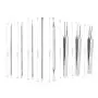 Pinkiou Blackhead Entferner Comedone Pickel-Entferner Extraktionstool Set Behandlung für Mitesser und Pickel, 8-in-1 mit Metallkoffer