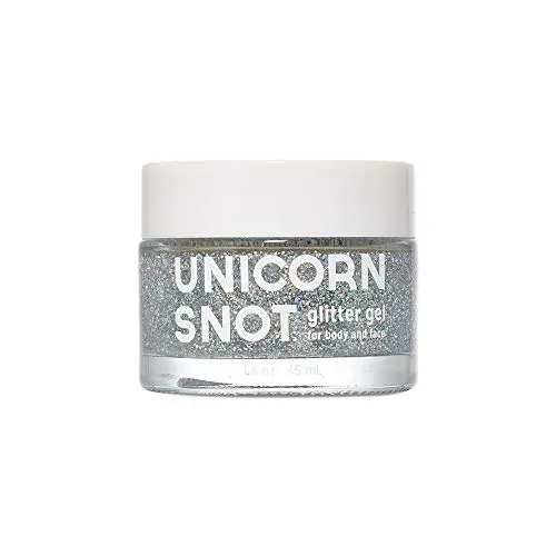 Einhorn-Snot Biologisch Abbaubarer Holographischer Glitter Gel - Vegan & Tierversuchsfrei - Geschenk - Festival - Rave - Kostüm - Halloween - Gold, 1,6oz (BIO Glitter Gel)