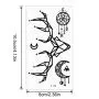 50 Sheets Temporary Tattoos Stickers Fake Black Tiny Tattoo Waterproof Small Temporary Tattoo Body Art Tattoo Sticker for Adult Women Girls Men Hand Neck Wrist 50 Sheets Temporary Tattoos Stickers Fake Black Tiny Tattoo Waterproof Small Temporary Tattoo Body Art Tattoo Sticker for Adult Women Girls Men Hand Neck Wrist