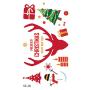 Christmas Temporary Tattoos Stickers,Christmas Decorations with Santa Claus Christmas Tree Socks Reindeer Gift Bags for Kids Christmas Party,Fun Christmas Holiday Tattoo for Kids （30 sheets）