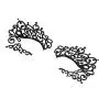 Adhésifs Oculaires Temporaires Bilbal, 5 Paire, Eyeliner en Dentelle Noire pour Studio Photo, Mascarade, Noël, Bal, T-Show, Réutilisables. Adhésifs Oculaires Temporaires Bilbal, 5 Paire, Eyeliner en Dentelle Noire pour Studio Photo, Mascarade, Noël, Bal, T-Show, Réutilisables.
