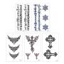 Konsait Temporary Tattoo Kit for Adults Kids Women Men(18 Sheets), Temporary Tattoo Stickers Paper Fake Tattoo Paper Body Sticker Set for Party Favors,Dragon Eye Deer Head Geometric Vine Chakra