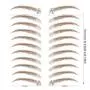 4D Tattoo Augenbraue 99 Paar! Neuverbesserte Haarähnliche, Echtheyebrauen, Realistische Imitations-Augenbrauen-Tätowiersticker, Beliebte Brauntöne, Brow Shaping Make-up-Werkzeuge für Frauen Mädchen