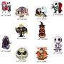 Nightmare Before Christmas and Tim Burtons Stickers| 50 PCS | Vinyl Waterproof Stickers for Laptop,Skateboard,Water Bottles,Computer,Phone, Halloween Theme，(Halloween-50PCS)