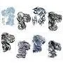 Konsait Large Temporary Tattoos Half Arm Chest Tattoo Men Tribal Totem Tattoo Make up Body Art Sticker for Halloween Party Supplies Beach Pool Party Favor Decor Dress up Costume Accessories(8Sheets) Konsait Large Temporary Tattoos Half Arm Chest Tattoo Men Tribal Totem Tattoo Make up Body Art Sticker for Halloween Party Supplies Beach Pool Party Favor Decor Dress up Costume Accessories(8Sheets)