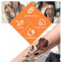 Tattooverbandungen, wasserdicht, transparenter Hautschutzfolie, Pflaster, Adhäsive, Tattoo-Pflege, 8 Zoll x 8 Zoll (5er-Pack)