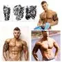 Temporary Tattoo for Guys for Man - Konsait Extra Fake Temporary Tattoo Black tattoo Body Stickers Arm Shoulder Chest & Back Make Up - Lion, Dead Skull,Koi Fish, Eagle Hawks Tribal Symbols