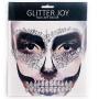 Leoars Full Face Gems Jewels, Halloween Temporary Face Tattoos, Rhinestone Face Jewels Tattoo Stickers, Crystals Body Gems Stick on Face for Festival Rave Party Outfit