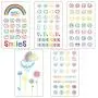 Ooopsi Fashion Temporary Tattoos Body Sticker for Adults Kids Women Men - Fake Colorful Tattoos Body Art Sticker Hand Neck Wrist Cover Up Set