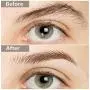 6 Blatt 3D Haarähnliche Eyeliner-Aufkleber, Eyeliner-Transfer-Aufkleber, wasserdichte Eyeliner-Tätowierungs-Aufkleber, Eyeliner-Pflegematerialien, 60 Paare (Medium-Bogen)