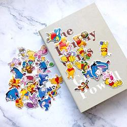 40Pcs Hot Disney Pooh Bear Tigger Stickers for Water Bottle Cup Laptop Guitar Car Motorcycle Bike Skateboard Luggage Box Vinyl Waterproof Graffiti Patches WJ