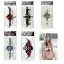 6 Pcs Sexy Temporary Tattoos Stickers Women Body Necklace Design Sticker for Party Festival Beach Pool Pinkiou (6 Sheets) 6 Pcs Sexy Temporary Tattoos Stickers Women Body Necklace Design Sticker for Party Festival Beach Pool Pinkiou (6 Sheets)
