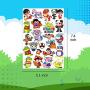 Sunny seat Ryan’s World Tattoos Party Supplies Decorations Favors - Waterproof Temporary Cartoon Stickers for Girls Boys Kids Class Activity ( 720pcs)