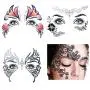 Stickers Artistiques pour Visage - Piou Piou pour Femmes, Tatouages Temporaires Waterproof, 6 Pièces Stickers Artistiques pour Visage - Piou Piou pour Femmes, Tatouages Temporaires Waterproof, 6 Pièces