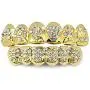 TOPGRILLZ 18K Plated Gold Grills Teeth Grillz for Men Women Iced Out Hip Hop Poker Diamond Top & Bottom Face Grills for Teeth Rapper Costume Cosplay TOPGRILLZ 18K Plated Gold Grills Teeth Grillz for Men Women Iced Out Hip Hop Poker Diamond Top & Bottom Face Grills for Teeth Rapper Costume Cosplay