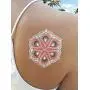 Metallic Temporary Tattoos for Women Teens Girls - 8 Sheets Gold Silver Temporary Tattoos Glitter Shimmer Designs Jewelry Tattoos - 100+ Color Flash Fake Waterproof Tattoo Stickers (Caicos)