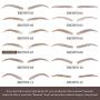 4D Tattoo Eyebrow 99 Pairs! Newly Improved Hair-Like Authentic Eyebrows,Realistic Imitation Eyebrow Tattoo Stickers Waterproof,Popular Brown Eyebrow Shapes,Brow Shaping Makeup Tools for Women Girls