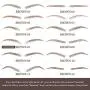 4D Tattoo Augenbraue 99 Paar! Neuverbesserte Haarähnliche, Echtheyebrauen, Realistische Imitations-Augenbrauen-Tätowiersticker, Beliebte Brauntöne, Brow Shaping Make-up-Werkzeuge für Frauen Mädchen