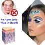 5 Sets Gesichtskristalle, Halloween Kristall Meerjungfrauen Gesichtswürfel Selbstklebende Aufkleber für Augen, Wasserdichte Glitter-Rhinestone-Temporär Tattoos für Halloween Party Festival Make-up