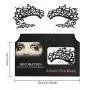 Adhésifs Oculaires Temporaires Bilbal, 5 Paire, Eyeliner en Dentelle Noire pour Studio Photo, Mascarade, Noël, Bal, T-Show, Réutilisables. Adhésifs Oculaires Temporaires Bilbal, 5 Paire, Eyeliner en Dentelle Noire pour Studio Photo, Mascarade, Noël, Bal, T-Show, Réutilisables.