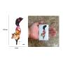 WYUEN 12 PCS/lot Flower Temporary Tattoo Sticker for Women Men Fake Tatoo Body Art Adult Waterproof Hand Stickers 9.8X6cm (FW12-05)