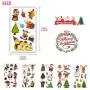 Autocollants temporaires de Noël, Décorations de Noël avec le Père Noël, l'Arbre de Noël, les Chaussettes, les Sacs Cadeaux pour Enfants, Fête de Noël, Tattoos de Noël amusants pour enfants (10 feuilles) Autocollants temporaires de Noël, Décorations de Noël avec le Père Noël, l'Arbre de Noël, les Chaussettes, les Sacs Cadeaux pour Enfants, Fête de Noël, Tattoos de Noël amusants pour enfants (10 feuilles)