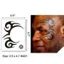 Leoars Temporäre Tattoos, Gesicht, Hals, Hände, Arm Tattoos Aufkleber, Fake Tattoos für Halloween Kostüm Accessoires und Outfit, 8-Blätter