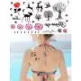 Kleine, temporäre Tattoos für Frauen Realistische Kleine Tattoo Körperkunst Aufkleber Sexy Fake Tattoos Lippen Blatt Blume Schwarz Tattoo Wasserdicht Temp Tattoos Aufkleber (30 Blätter)
