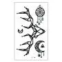 20 Blatt Fake Kleine Schwarze Temporäre Tattoo Körper Aufkleber Hand Hals Handgelenk Kunst Mode