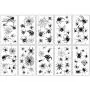 10 Sets Halloween Spider Temporary Tattoos, Wasserdicht, Für Kostümparty, Spinnennetz Aufkleber (10 Sätze Halloween Spinnen Temporäre Tattoos, Wasserdicht, Für Kostümparty, Spinnennetz Aufkleber)