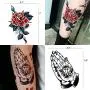 Imarisha Temporary Tattoos for Women Men Adults - Vintage Old School Design Body Arm Hand Temporary Semi-Permanent Tattoos Stickers 13 Sheets | Skin Safe | Waterproof | Removable Imarisha Temporary Tattoos for Women Men Adults - Vintage Old School Design Body Arm Hand Temporary Semi-Permanent Tattoos Stickers 13 Sheets | Skin Safe | Waterproof | Removable