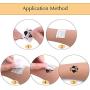 Halloween Temporäre Tattoos für Kinder – 370 Stück, Glow Tattoos, Halloween Party Sticker, Dunkle Dekoration