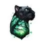 WYUEN 12 PCS/lot Wolf Temporary Tattoo Sticker for Women Men Fashion Body Art Adults Waterproof Hand Fake Tatoo 9.8X6cm FW12-01 (Wolf1)