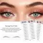 DKAF 2 Pcs 3D Hair-Like Authentic Eyebrows, Waterproof Imitation Ecological Natural Tattoo Eyebrow Stickers, Grooming Shaping Brow Shaper Makeup Eyebrow Transfer-E15 DKAF 2 Pcs 3D Hair-Like Authentic Eyebrows, Waterproof Imitation Ecological Natural Tattoo Eyebrow Stickers, Grooming Shaping Brow Shaper Makeup Eyebrow Transfer-E15