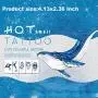 Ooopsiun 20 Sheets Temporary Tattoos For Women Girls and Men, Blue Dream Waterproof Temporary Tattoo Fake Tattoos Body Art Sticker