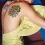 Leoars 4 Blätter Große Arm Temporäre Tattoos und 4 Blätter Großer Arm Ärmel Tattoo Aufkleber, Großer Pfau Lotus Rose Falsche Tattoos Ärmel Körperkunst für Damen Herren
