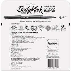 BIC BodyMark Temporary Tattoo Marker, Temporary Tattoo Pen, Assorted Colors, 8-Count