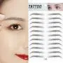 DKAF 2 Pcs 3D Hair-Like Authentic Eyebrows, Waterproof Imitation Ecological Natural Tattoo Eyebrow Stickers, Grooming Shaping Brow Shaper Makeup Eyebrow Transfer-E12 DKAF 2 Pcs 3D Hair-Like Authentic Eyebrows, Waterproof Imitation Ecological Natural Tattoo Eyebrow Stickers, Grooming Shaping Brow Shaper Makeup Eyebrow Transfer-E12