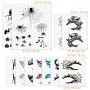 Niceauty Temporary Tattoos, Halloween Temporary Tattoos -11 Eye Fake Tattoos and 2 Spider Temporary Tattoos for Women and Men, Easy on/off, Use Safe, Non-toxic, Waterproof Niceauty Temporary Tattoos, Halloween Temporary Tattoos -11 Eye Fake Tattoos and 2 Spider Temporary Tattoos for Women and Men, Easy on/off, Use Safe, Non-toxic, Waterproof