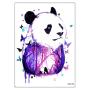 8 Sheets Colorful Fish Panda Owl Temporary Tattoo Sticker Waterproof Long Last Fake Tattoo for Kids Women