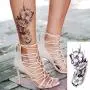 Kotbs 6 Sheets Large Temporary Tattoos Flower Paper Sexy Body Tattoo Sticker for Women & Girl Fake Tattoo (Lily, Peach, Plum, Peony) Kotbs 6 Sheets Large Temporary Tattoos Flower Paper Sexy Body Tattoo Sticker for Women & Girl Fake Tattoo (Lily, Peach, Plum, Peony)