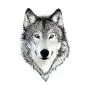 WYUEN 12 PCS/lot Wolf Temporary Tattoo Sticker for Women Men Fashion Body Art Adults Waterproof Hand Fake Tatoo 9.8X6cm FW12-01 (Wolf1)